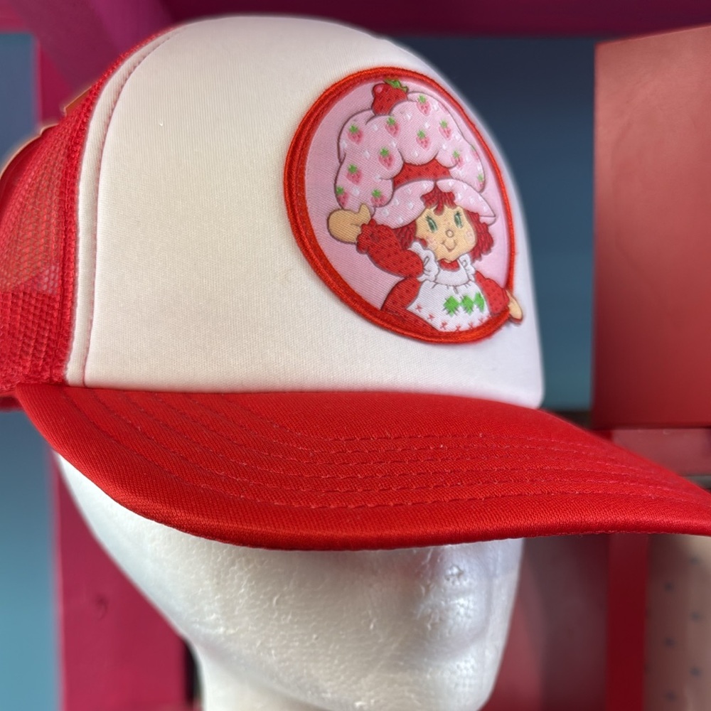Strawberry Shortcake Red and WhiteTrucker Hat